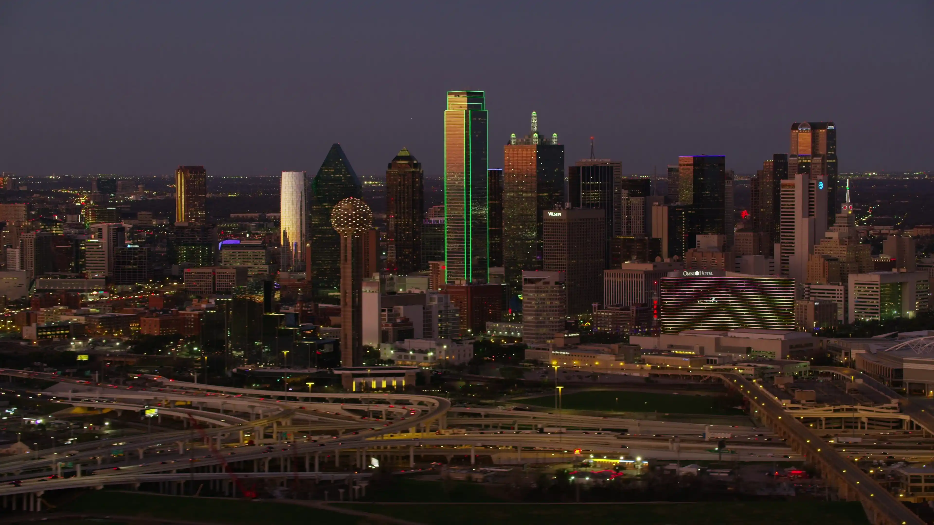 Dallas skyline at twilight—proof the city is booming